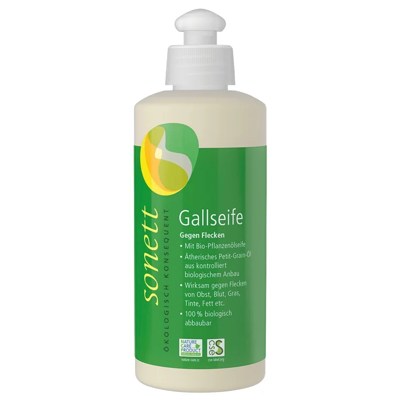 Ökologische flüssige Gallseife - 300ml - Sonett﻿﻿