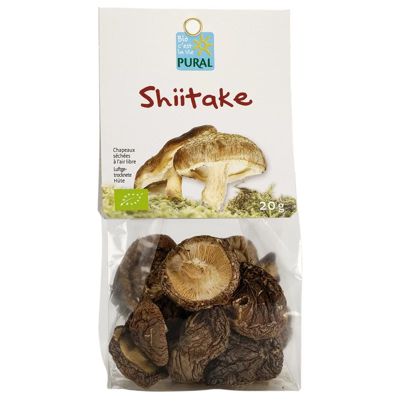 BIO-Shiitake getrocknet - 20g - Pural