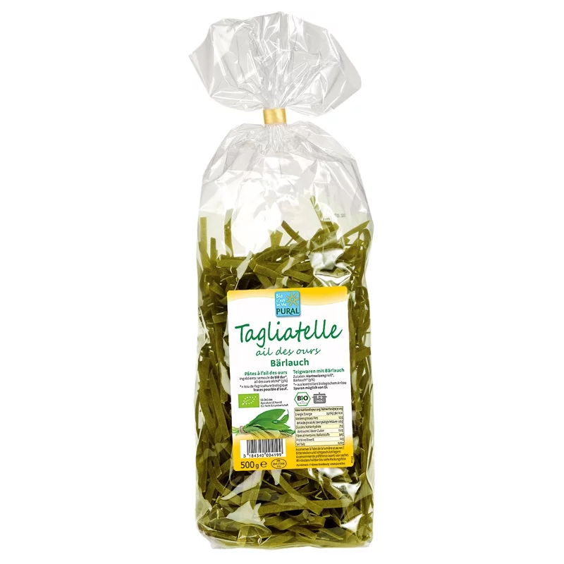 Tagliatelle à l'ail des ours BIO - 500g - Pural