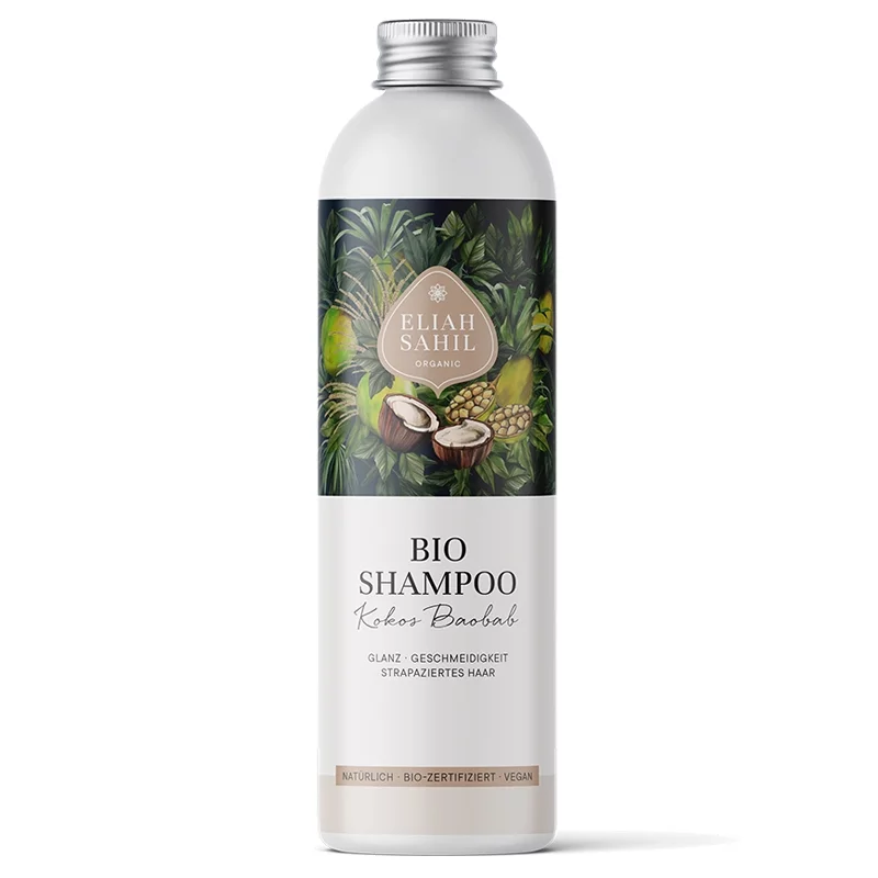 BIO-Shampoo Glanz & Geschmeidigkeit Baobab - 230ml - Eliah Sahil