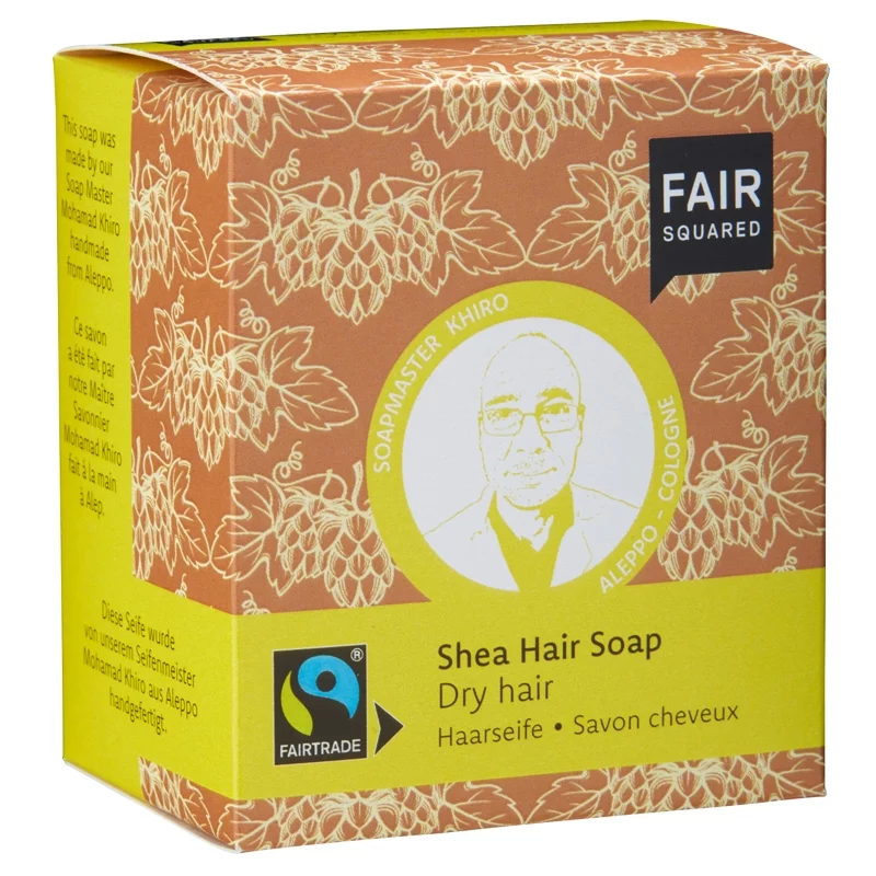 BIO-Haarseife Sheabutter - 2x80g - Fair Squared