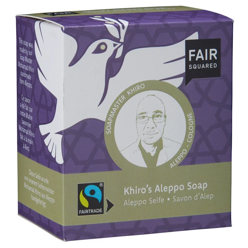 Savon d'Alep Khiro BIO olive & laurier - 160g - Fair Squared