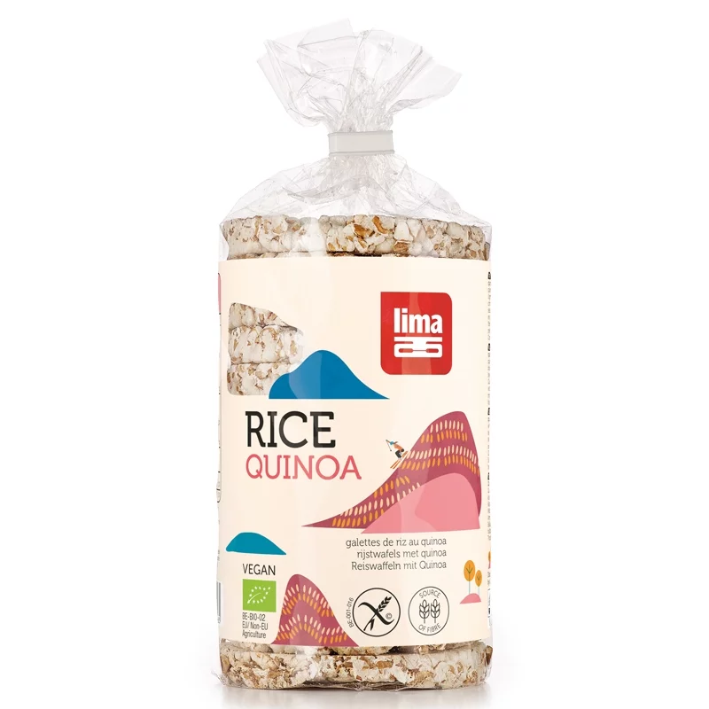 Galettes de riz au quinoa BIO - 100g - Lima