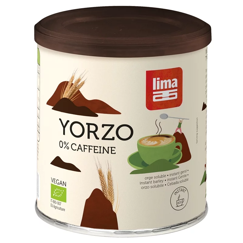 Boisson chaude à base d'orge torréfié BIO - Yorzo - 125g - Lima