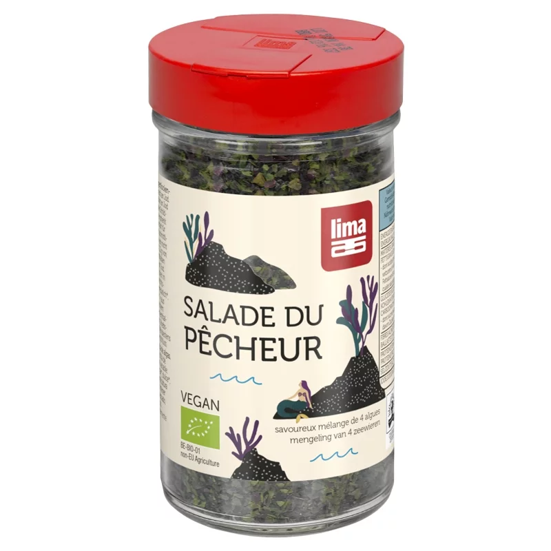 Mélange de 4 algues BIO - Salade du Pêcheur - 40g - Lima