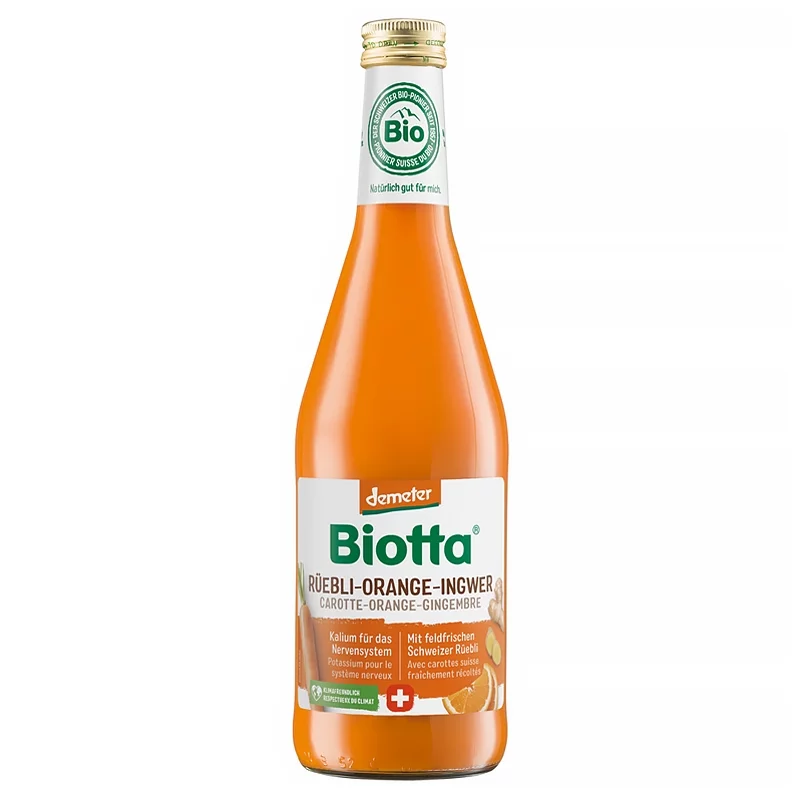 BIO-Rüebli-Orange-Ingwer-Direktsaft - 500ml - Biotta