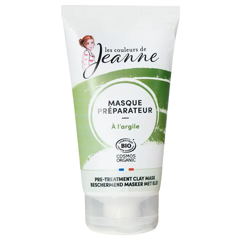 Masque préparateur BIO argile - 150ml - Les couleurs de Jeanne