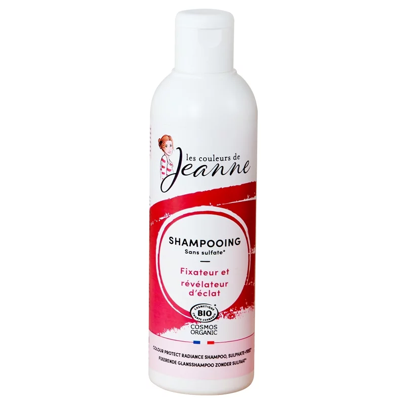 Shampooing fixateur & révélateur éclat BIO - 230ml - Les couleurs de Jeanne