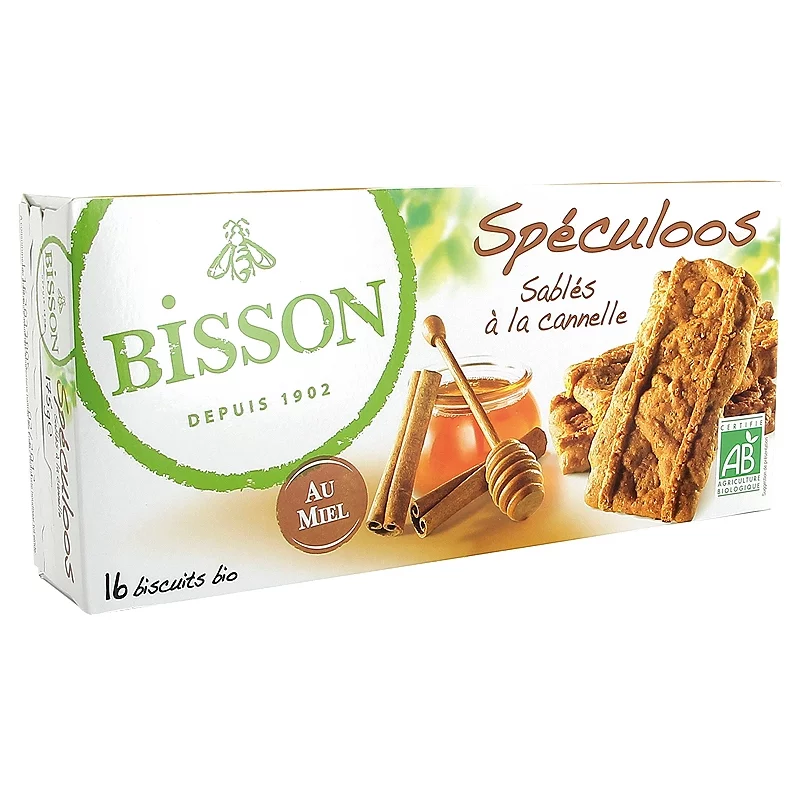 Sablés à la cannelle "Spéculoos" BIO - 175g - Bisson