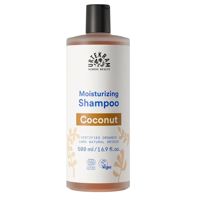 Feuchtigkeitsspendendes BIO-Shampoo für normales Haar Kokosnuss - 500ml - Urtekram