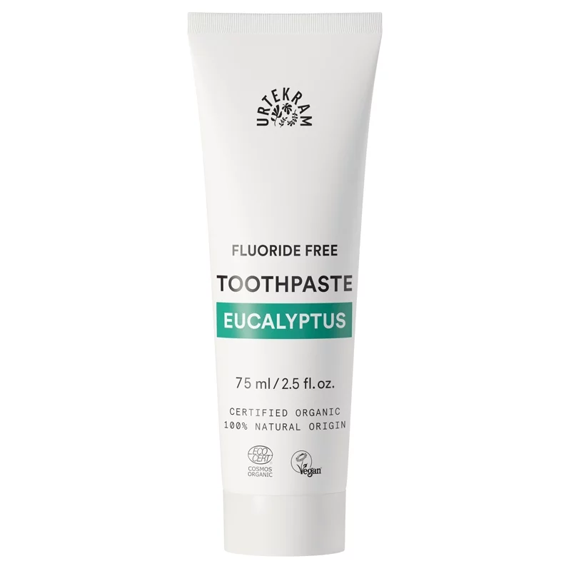 Dentifrice BIO eucalyptus sans fluor - 75ml - Urtekram Dentifrice BIO eucalyptus sans fluor - 75ml - Urtekram
