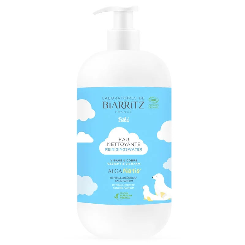 Baby BIO-Reinigungslotion Parfümfrei - 500ml - Laboratoires de Biarritz