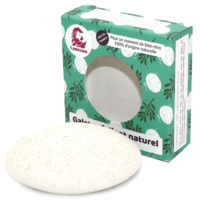Galet exfoliant naturel en argile - Lamazuna