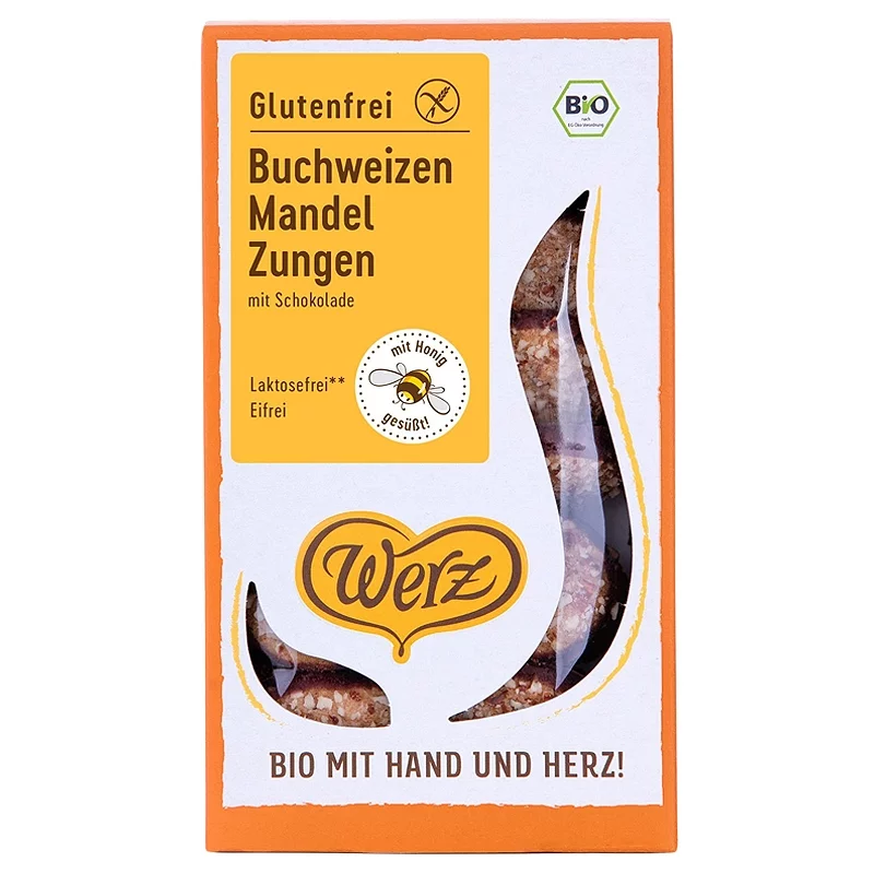 BIO-Buchweizen-Mandel-Zungen - 150g - Werz