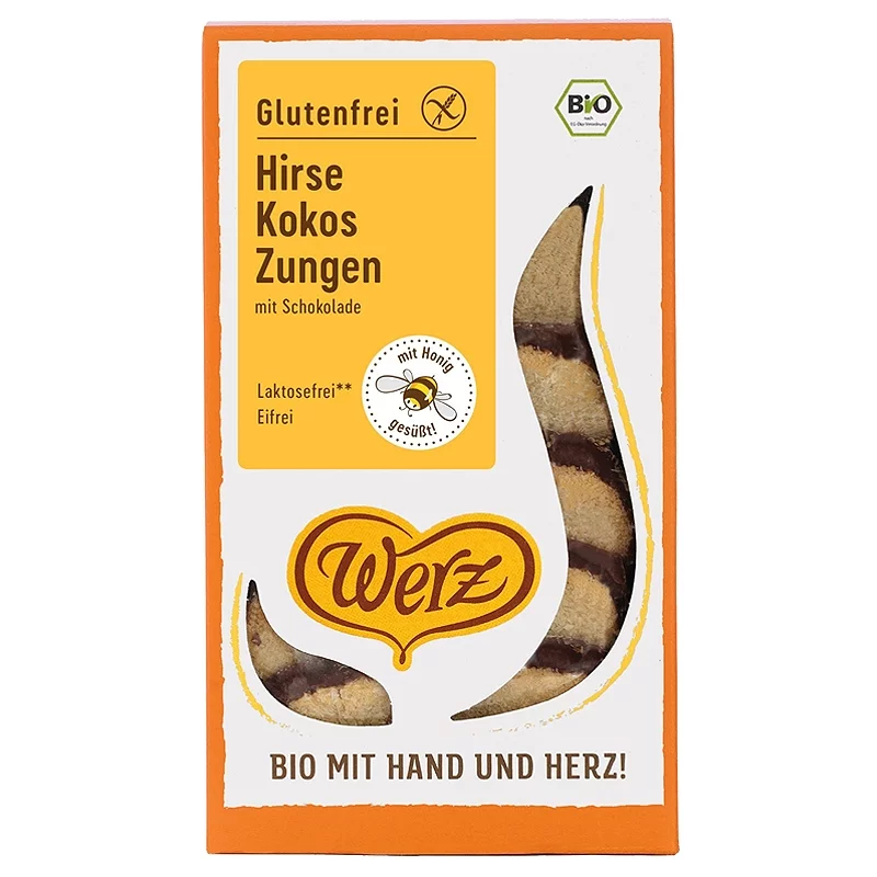 BIO-Hirse-Kokos-Zungen - 150g - Werz