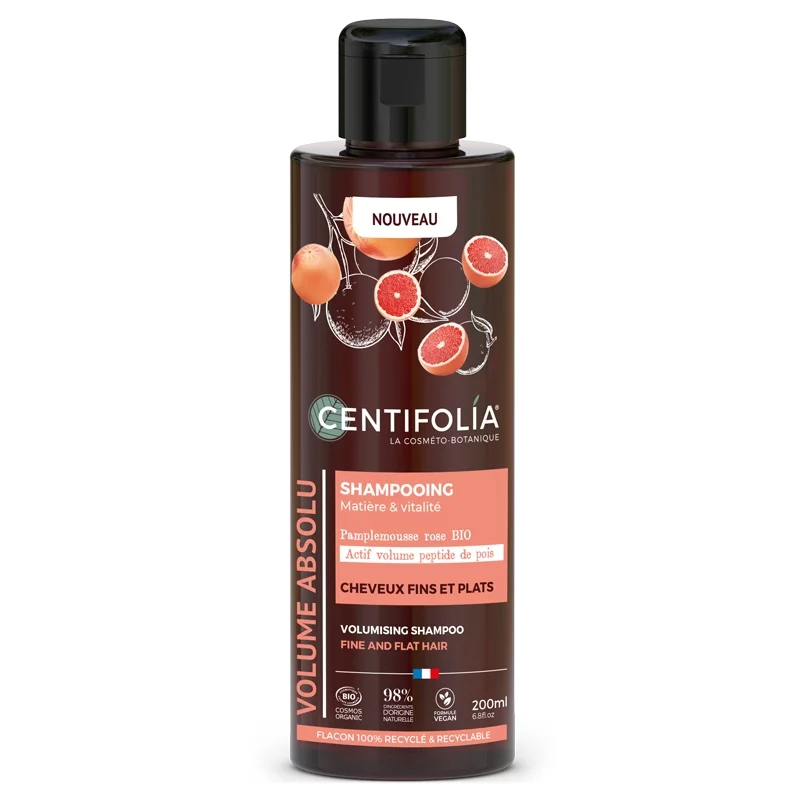 BIO-Shampoo Absolutes Volumen rosa Grapefruit - 200ml - Centifolia