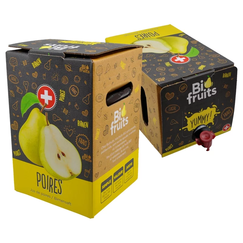 Gefilterter BIO-Birnensaft in der Bag-in-Box - 5l - BioFruits Gefilterter BIO-Birnensaft in der Bag-in-Box - 5l - BioFruits
