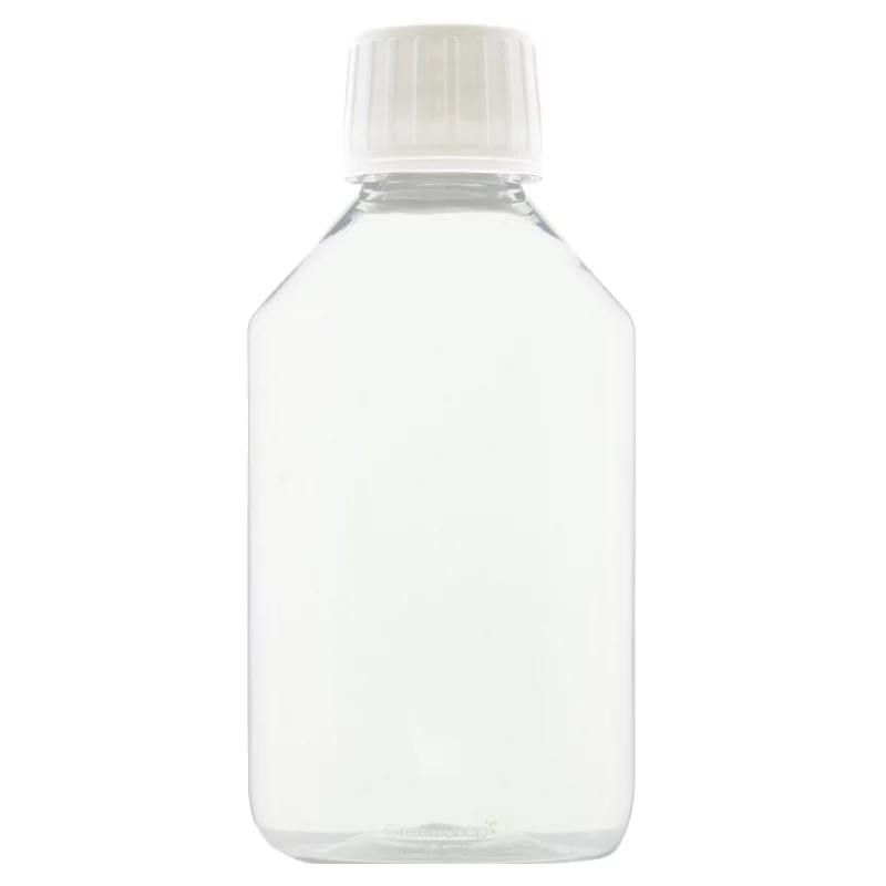Transparente Plastikflasche 250ml mit Schraubverschluss - Aromadis