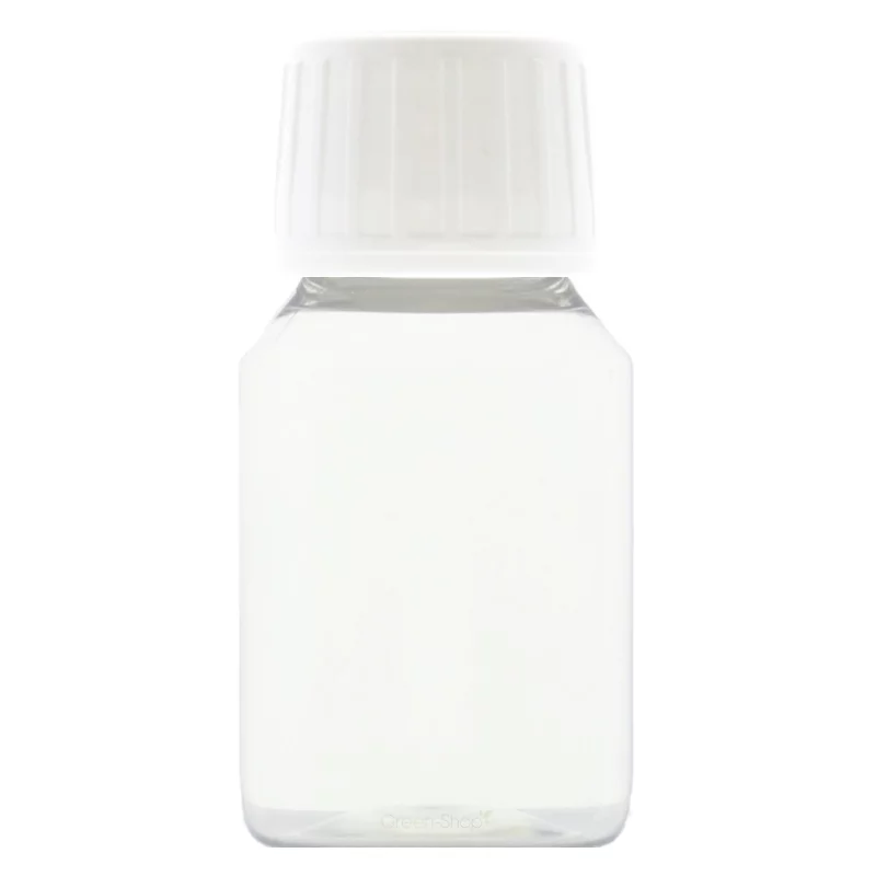 Bouteille en plastique transparent 50ml avec bouchon à vis - Aromadis