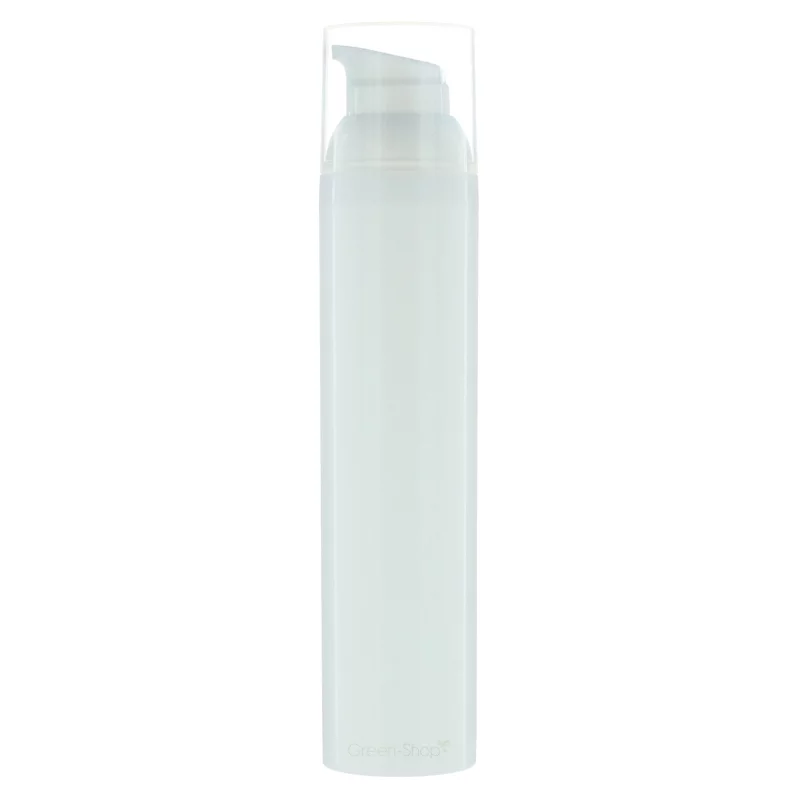 Flacon airless en plastique blanc 100ml - Aromadis