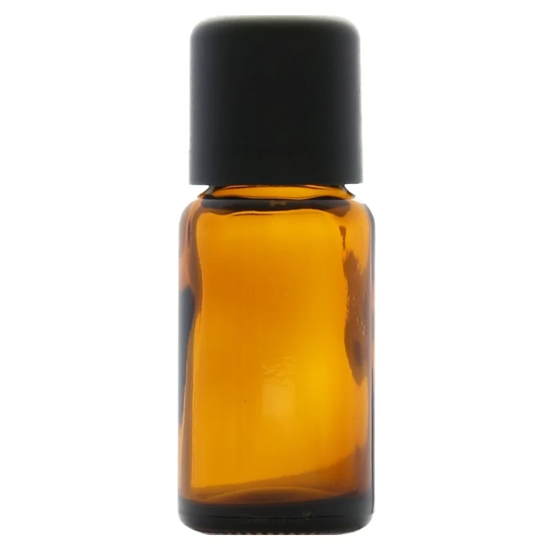 Flacon en verre brun 15ml avec bouchon codigoutte - Aromadis