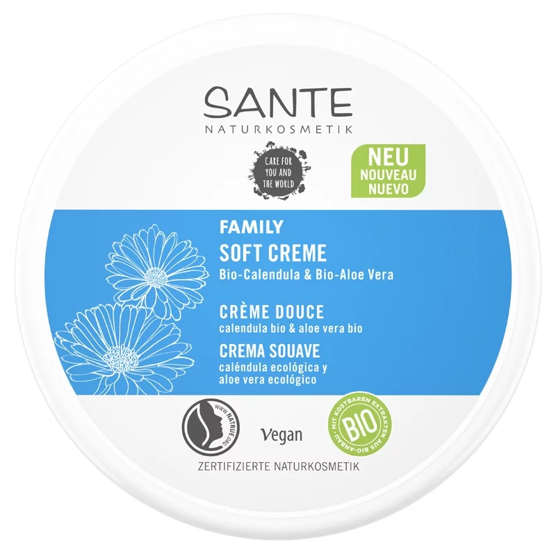 Family BIO-Softcreme Calendula & Aloe Vera - 150ml - Sante﻿﻿﻿﻿﻿﻿