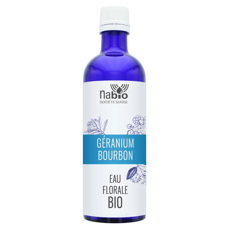 BIO-Blütenwasser Geranium Bourbon - 200ml - Nabio