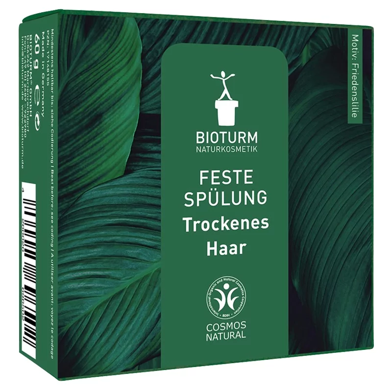 Après-shampooing solide cheveux secs & abîmés naturel coco - 60g - Bioturm