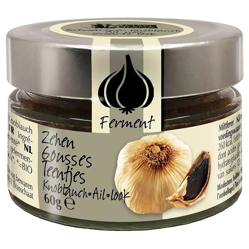 Gousses d'ail noir BIO Aman Prana 60g