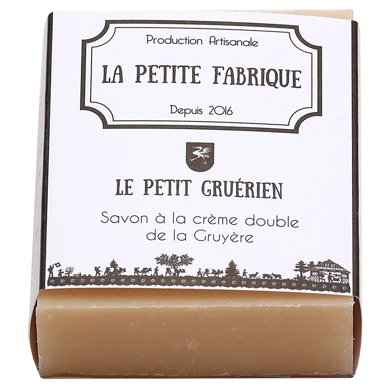 Natürliche Seife Doppelrahm - 100g - La Petite Fabrique