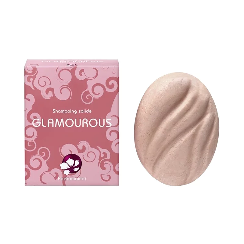Natürliches festes Shampoo für trockenes Haar rosa Tonerde - 65g Pachamamaï