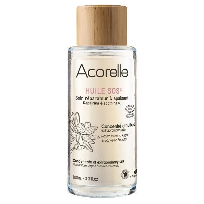 Huile SOS soin après épilation BIO argan & rosier muscat - 100ml - Acorelle