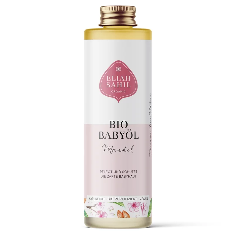 Huile bébé BIO amande - 100ml - Eliah Sahil