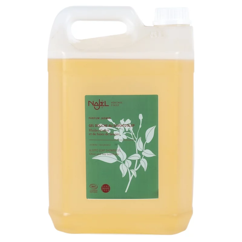 BIO-Duschgel Aleppo Seife & Jasmin - 5l - Najel