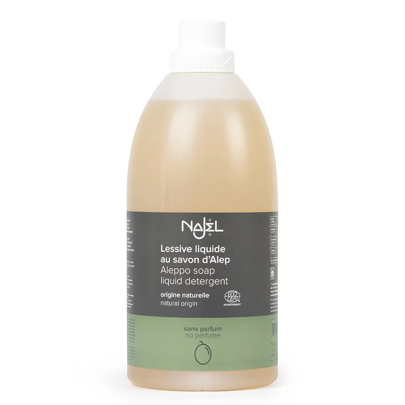 Lessive liquide au savon d'Alep sans parfum - 2l - Najel