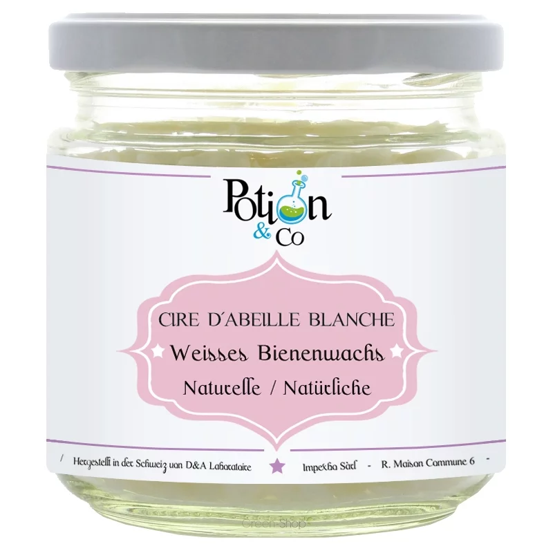 Weisses natürliches Bienenwachs - 130g - Potion & Co
