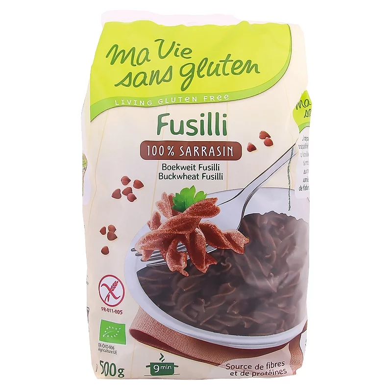 BIO-Fusilli aus Buchweizen - 500g - Ma vie sans gluten