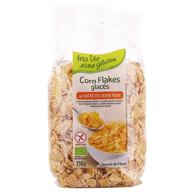 BIO-Corn Flakes gezuckert - 250g - Ma vie sans gluten