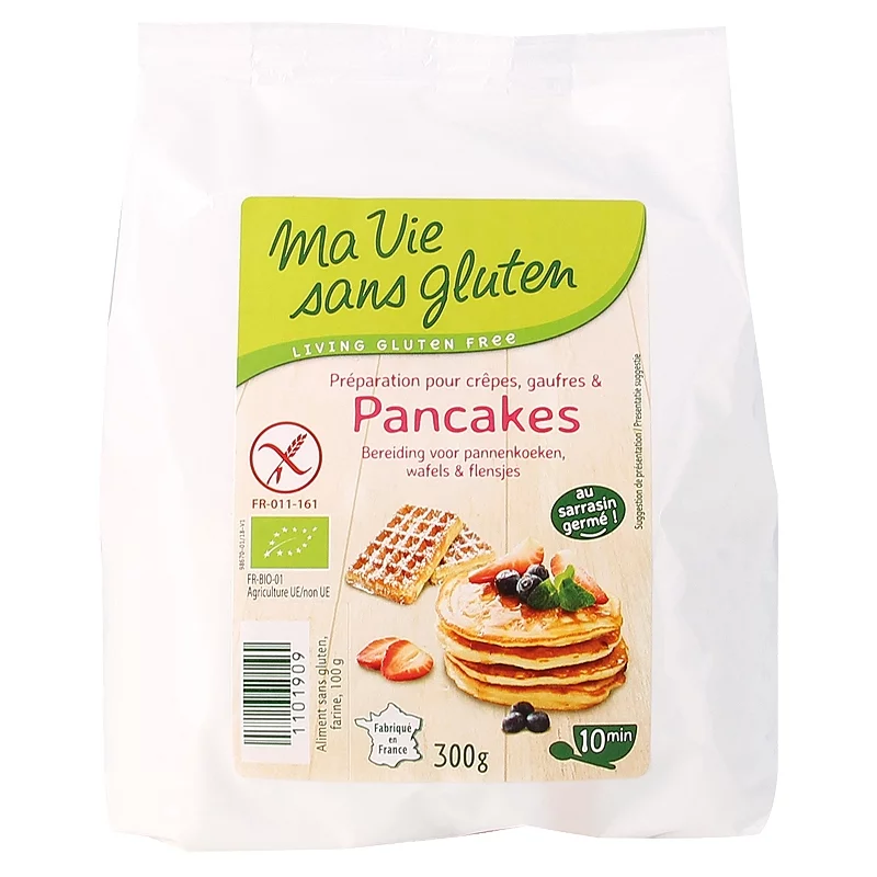 Mix pour pancake BIO - 300g - Ma vie sans gluten