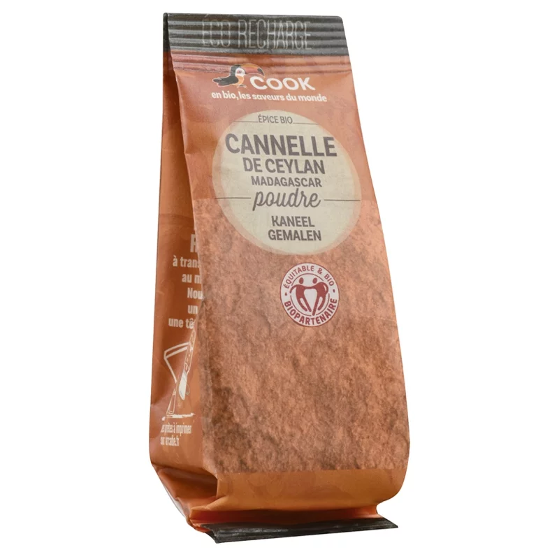 Recharge Cannelle en poudre BIO - 35g - Cook