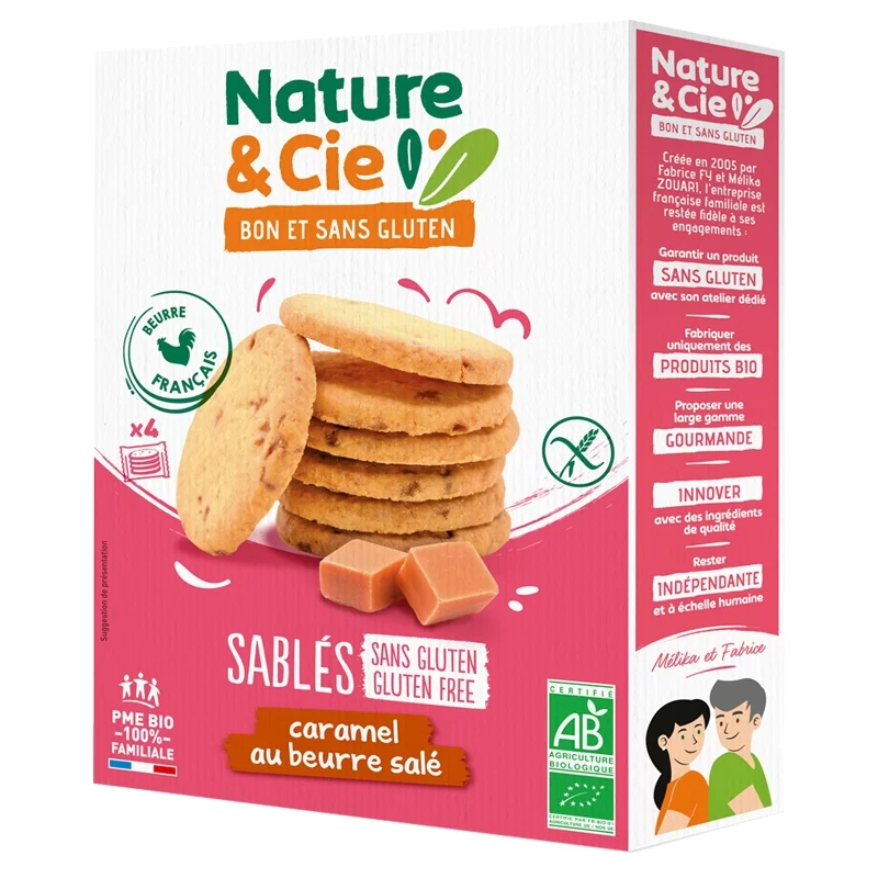 Sablés au caramel BIO - 135g - Nature&Cie