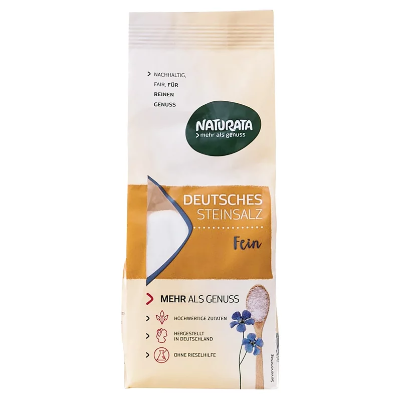 Deutsches Steinsalz fein - 500g - Naturata