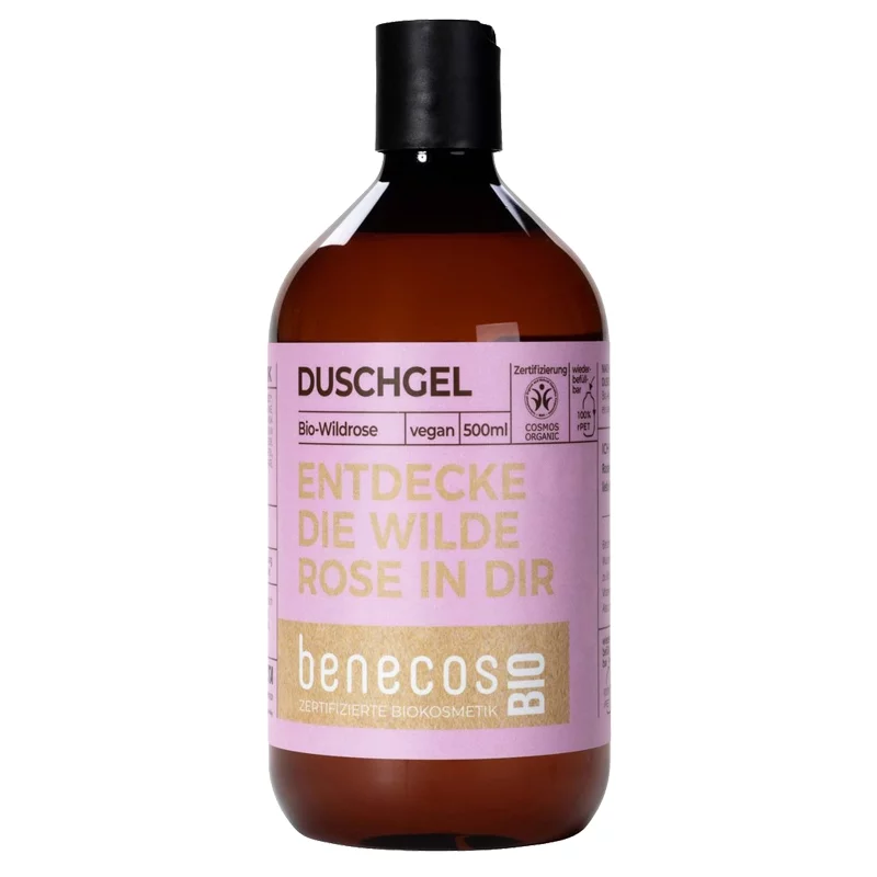 Duschgel Wildrose BIO - 500ml - Benecos