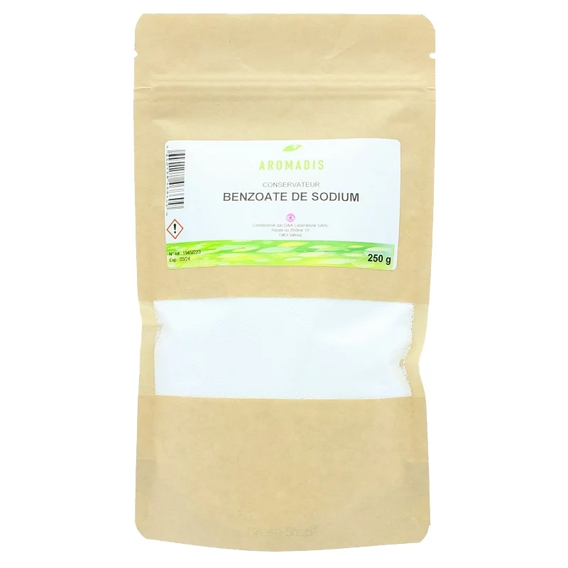 Conservateur naturel Benzoate de sodium - 250g - Aromadis