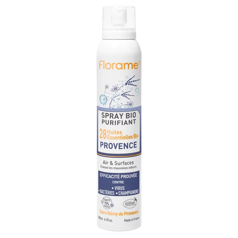 Reinigendes BIO-Spray Provence 28 Ätherische Öle - 180ml - Florame