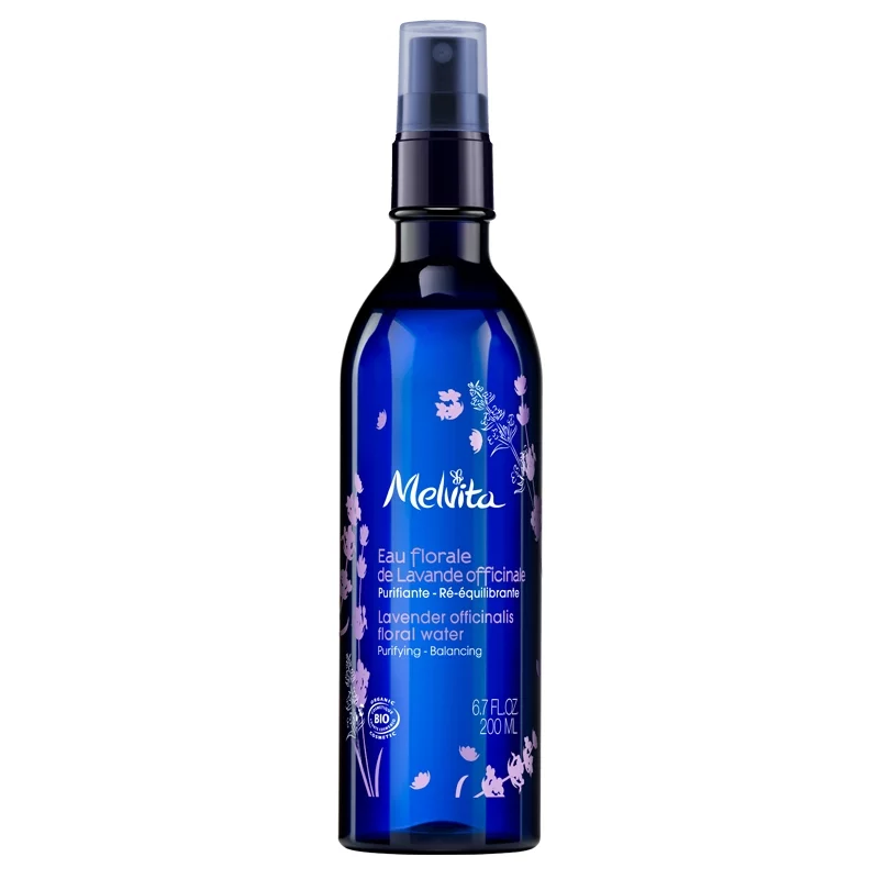 Eau florale spray BIO lavande - 200ml - Melvita Eau florale spray BIO lavande - 200ml - Melvita