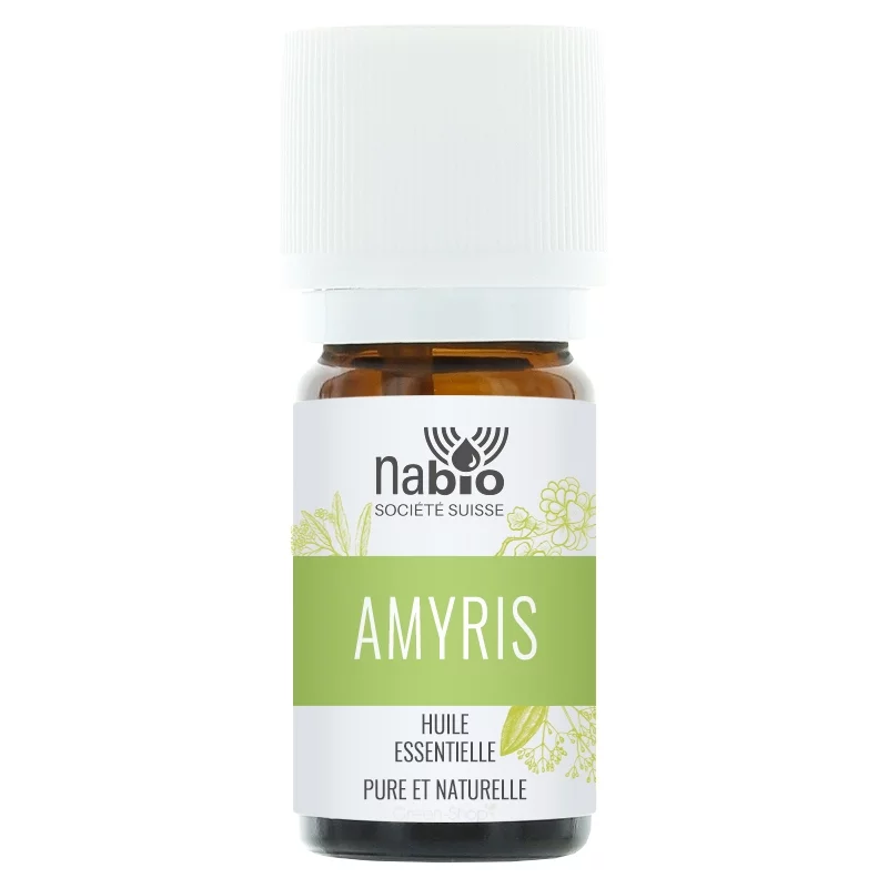 Huile essentielle naturelle Amyris - 10ml - Nabio