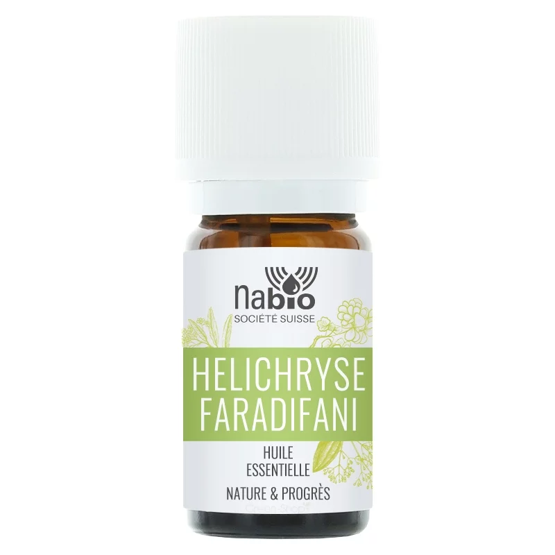 Huile essentielle naturelle Hélichryse faradifani - 10ml - Nabio