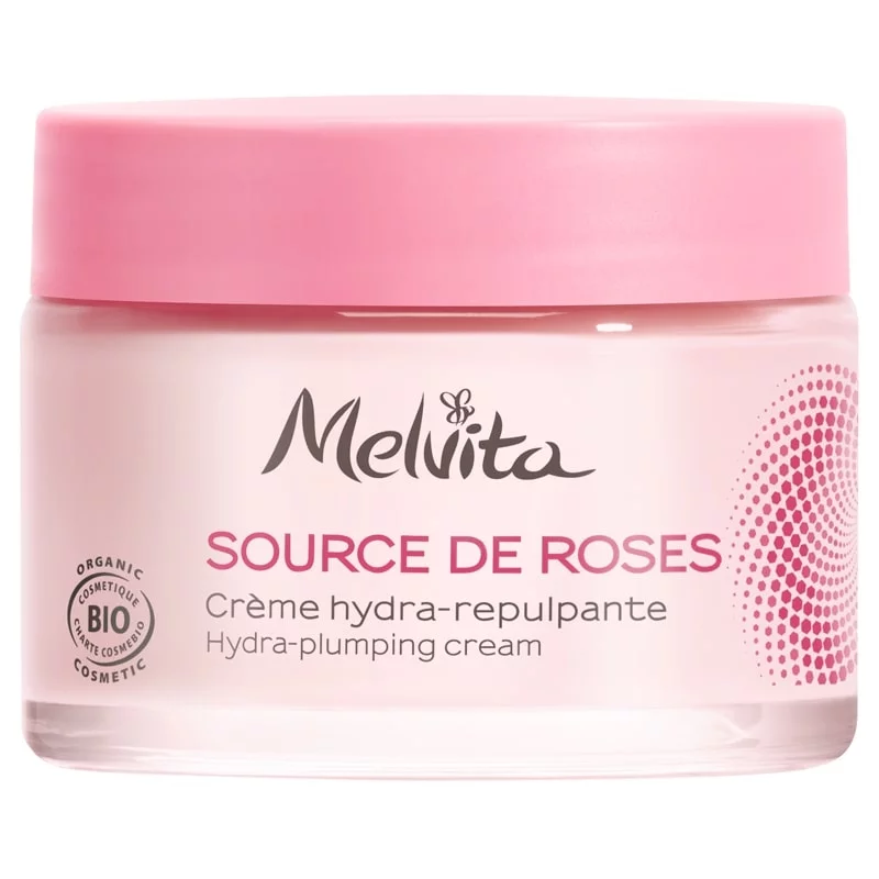 Crème hydra-repulpante BIO rose sauvage - 50ml - Melvita