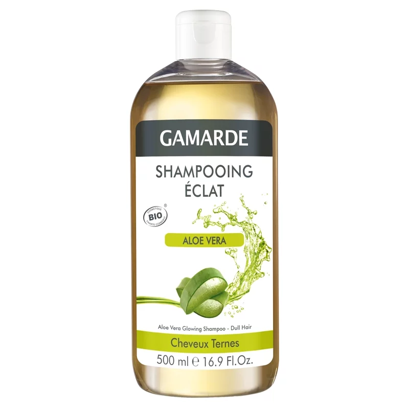 BIO-Shampoo strahlender Glanz Aloe Vera & Thermalwasser - 500ml - Gamarde